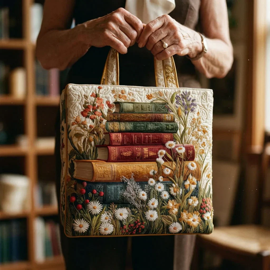 Handgefertigte Tasche – Floral-Muster - Image 2