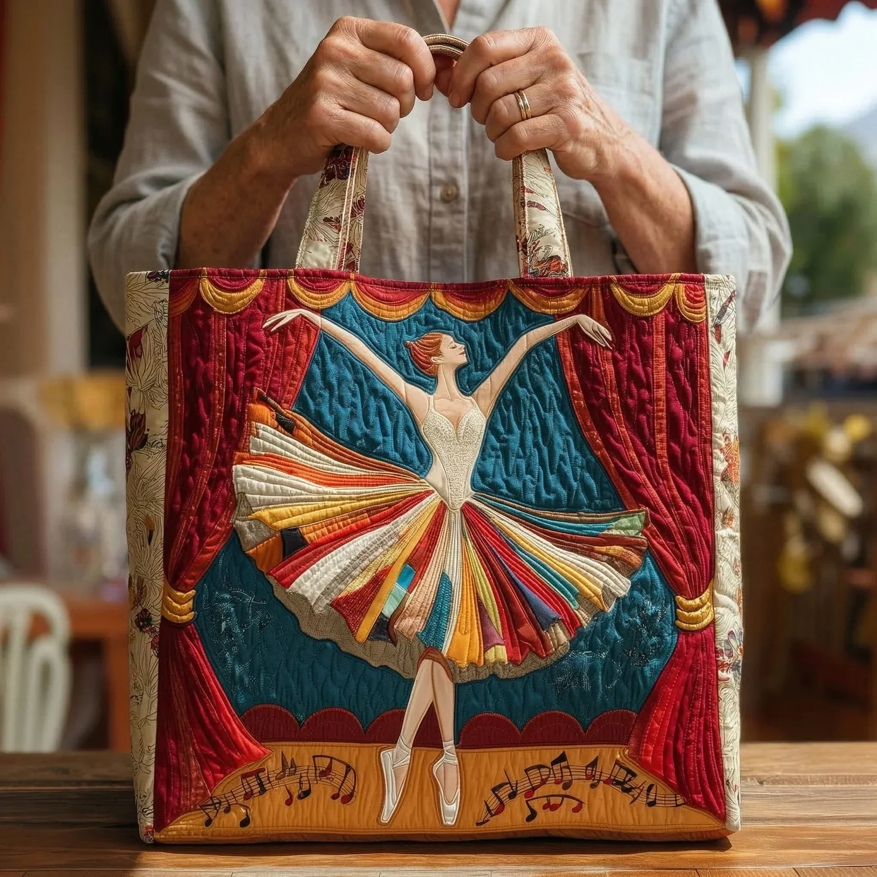 Handgefertigte Tasche - Elegante Ballerina - Image 2
