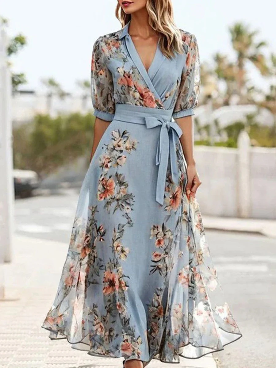 Hannah™ - Sommer-Midi-Kleid mit Blumen