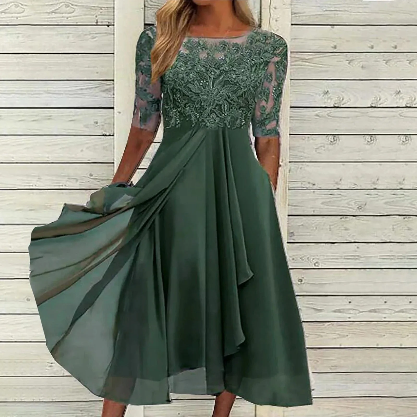 Harper™ - Elegantes Midikleid aus Spitze - Image 3