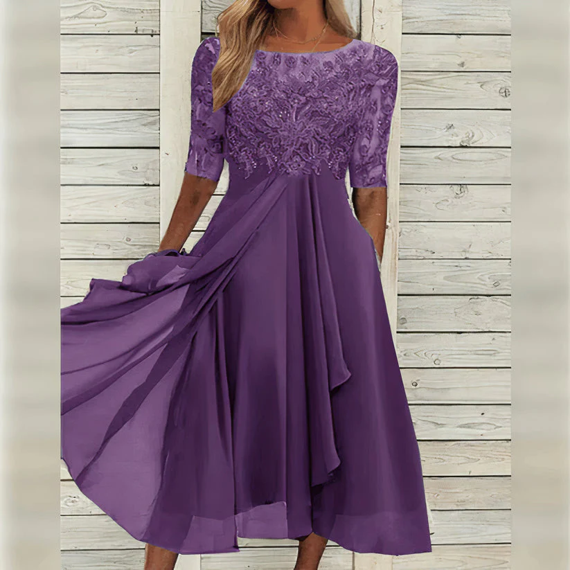 Harper™ - Elegantes Midikleid aus Spitze - Image 4