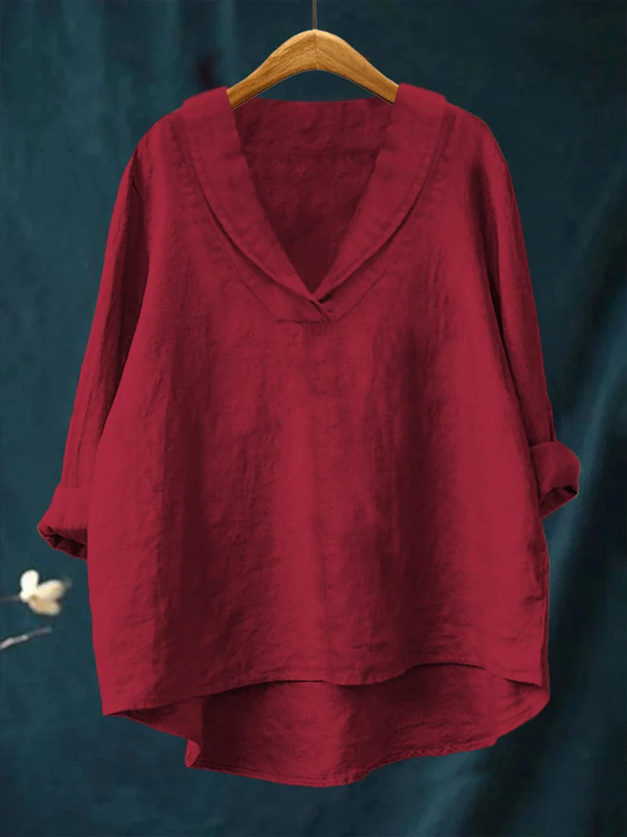 Hortense - Bluse mit V-Ausschnitt - Image 3
