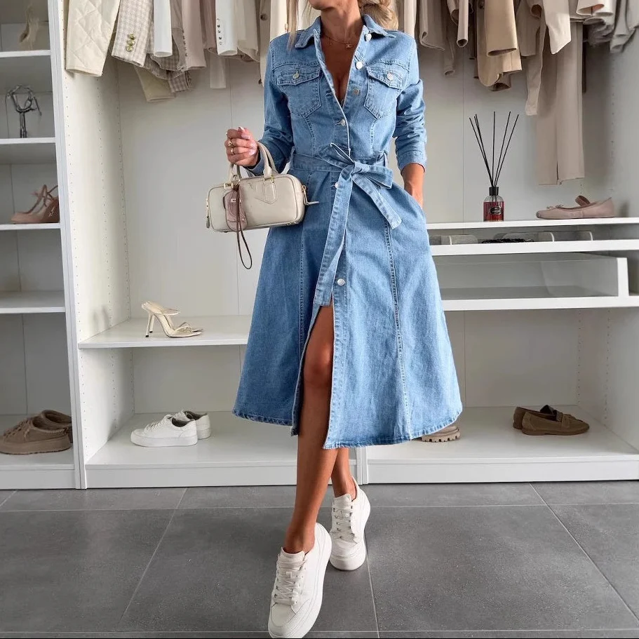Jely™ – Maxikleid mit Langen Ärmeln - Image 2