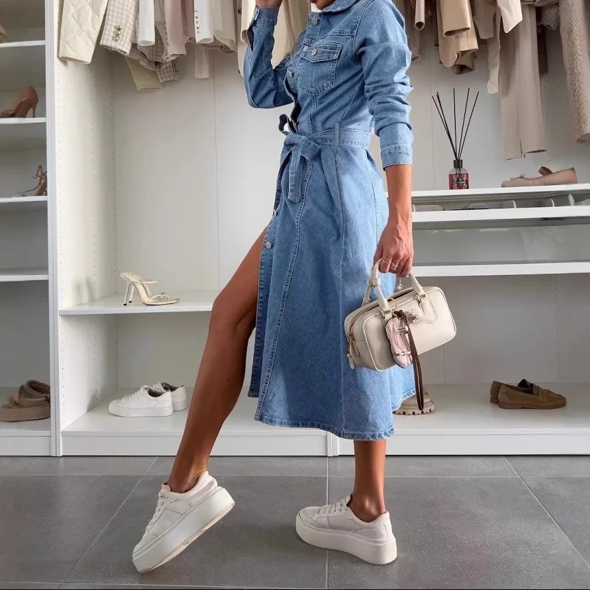 Jely™ – Maxikleid mit Langen Ärmeln - Image 5