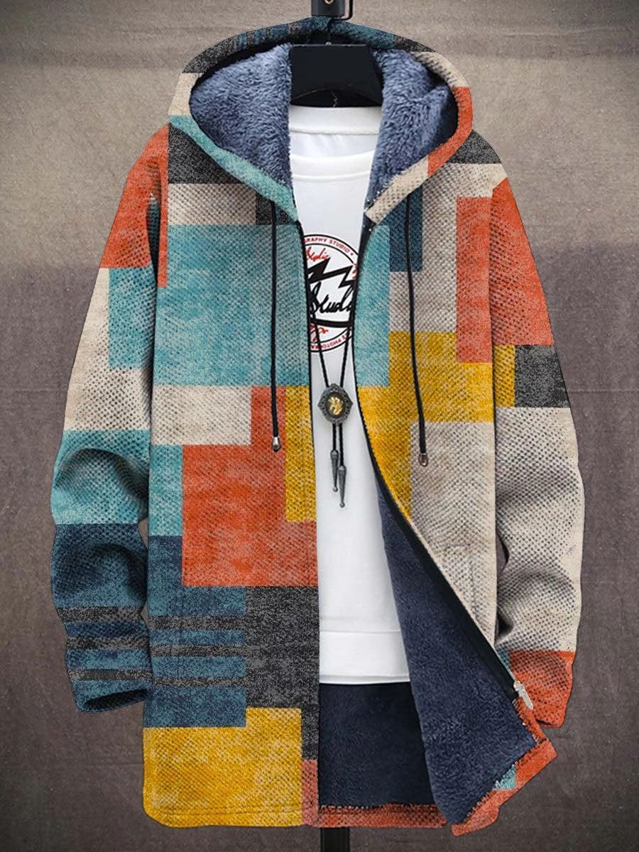 Jindalee™ - Luxuriöse Kunstinspirierte Kapuzenjacke mit Reißverschluss - Image 6