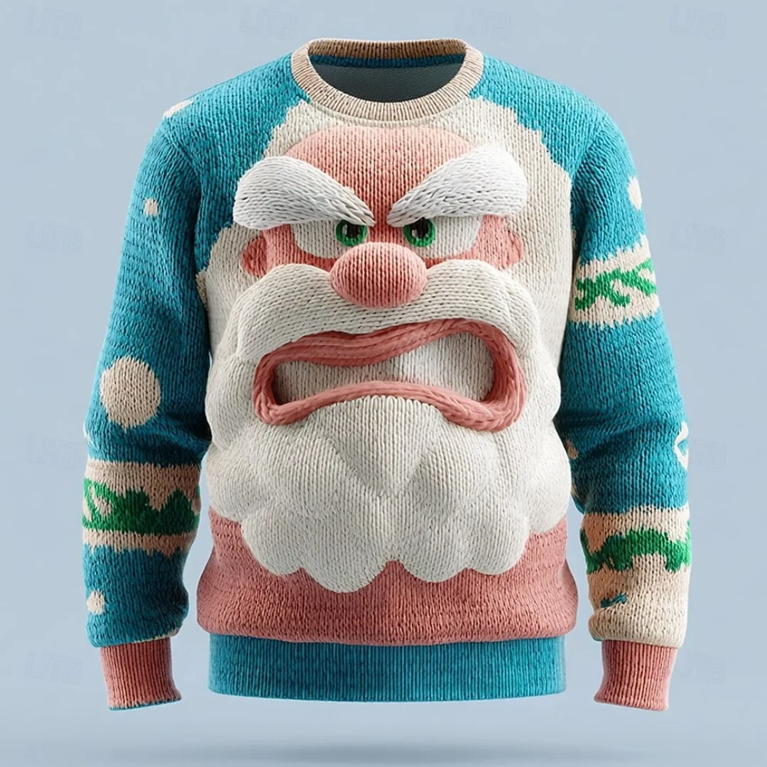 Joris™ – Unisex-Sweatshirt in limitierter Auflage mit 3D-Aufdruck von Santa Claus - Image 2