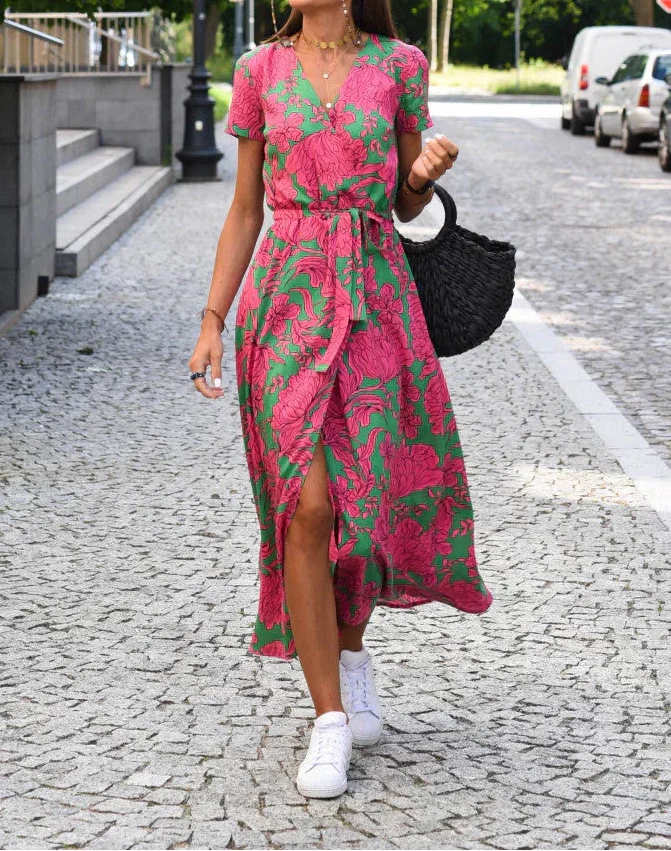 Jorlyn™ - Elegantes Kleid mit V-Ausschnitt und figurbetonter Passform - Image 3