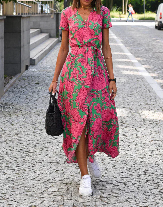 Jorlyn™ - Elegantes Kleid mit V-Ausschnitt und figurbetonter Passform - Image 5