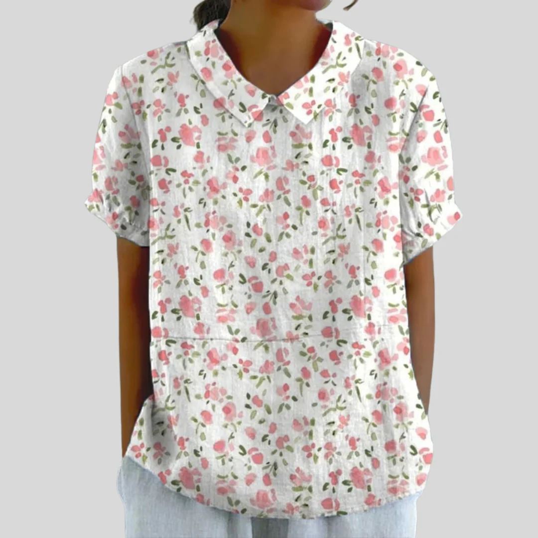 Juliette - Bluse Fleurs Miniatures