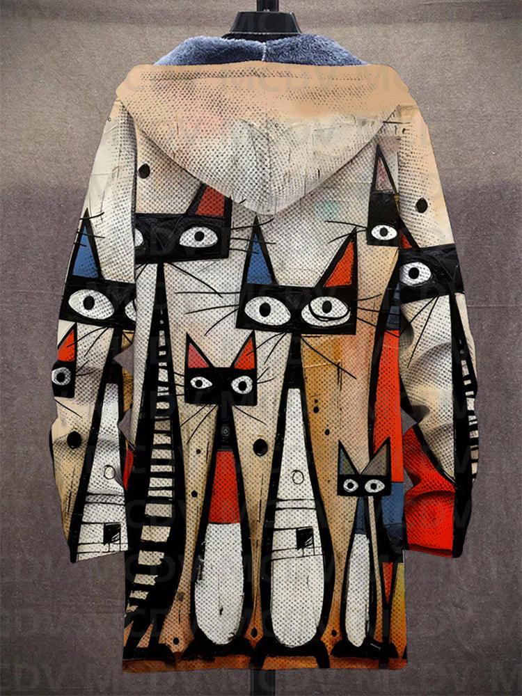 Kiara™ - Luxuriöse Kunstinspirierte Kapuzenjacke mit Reißverschluss - Image 2