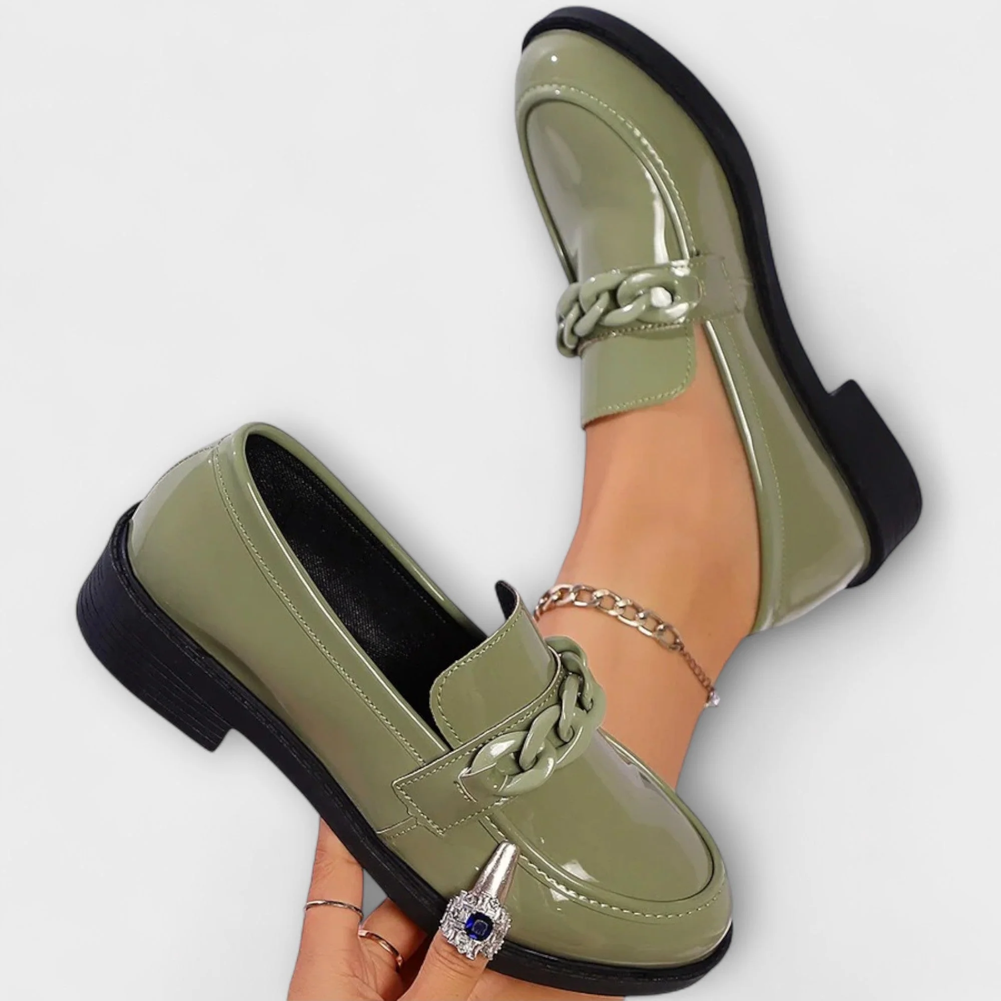 Lea™ - Lässige Theepotförmige Loafers - Image 6