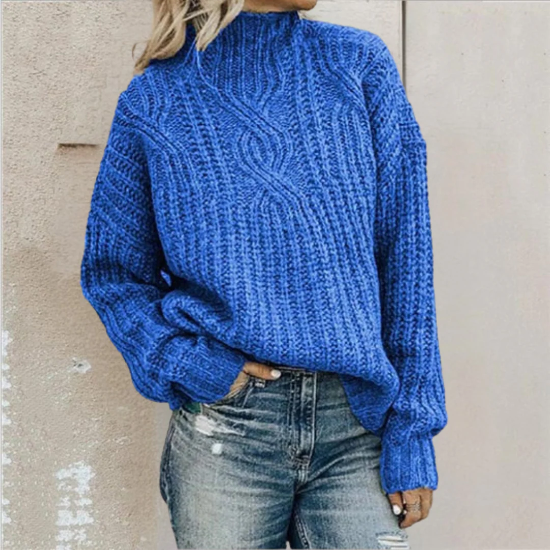 Leah™ – Stilvoller und Bequemer Strickpullover - Image 5
