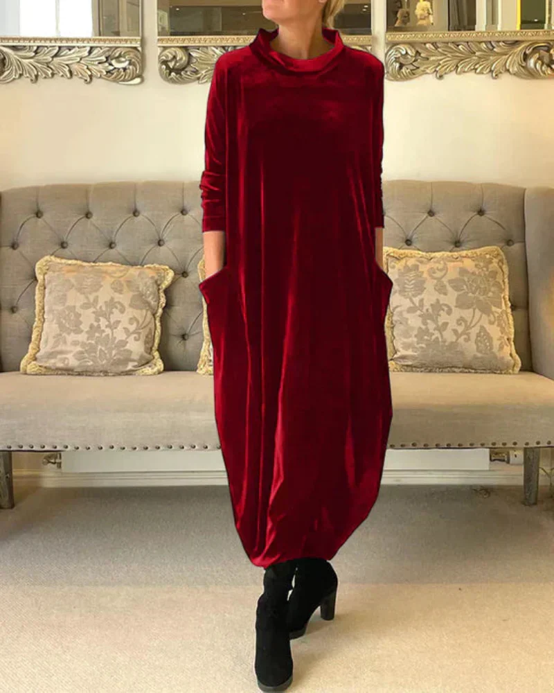 Lei™ - Elegantes Winterkleid mit Taschen - Image 3