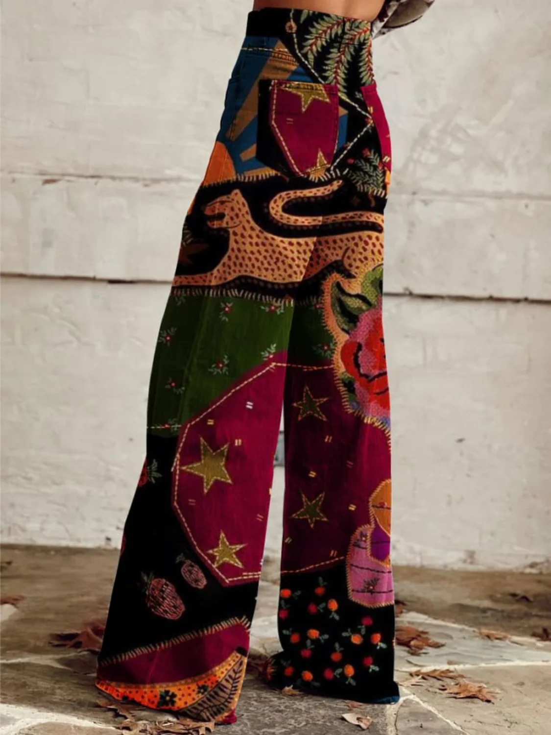 Léna™ - Bohemian Chic Hose - Image 2