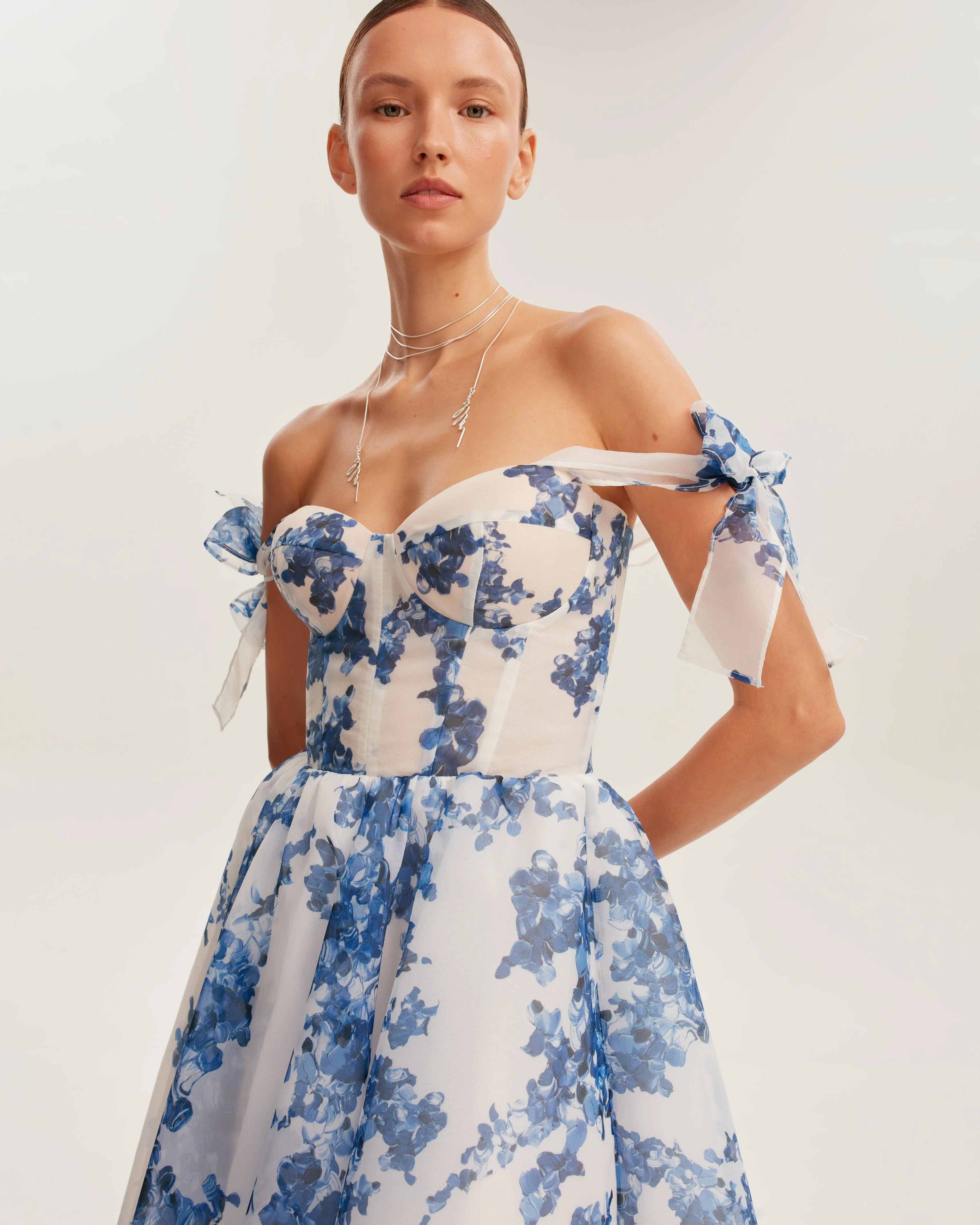 Leslie - Florales Midi-Kleid - Image 2
