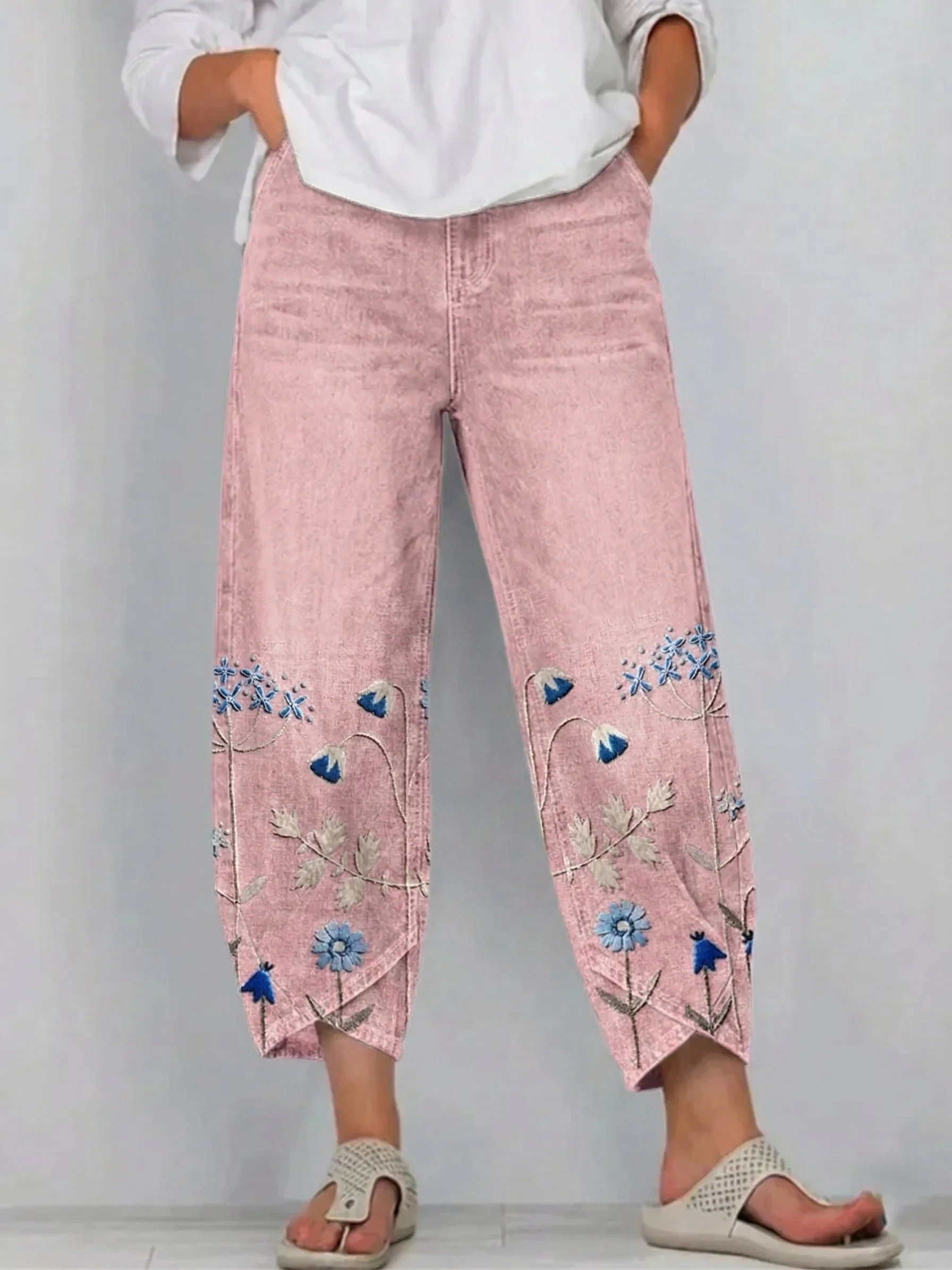 Lette™ - Lässige Bestickte Hose - Image 2