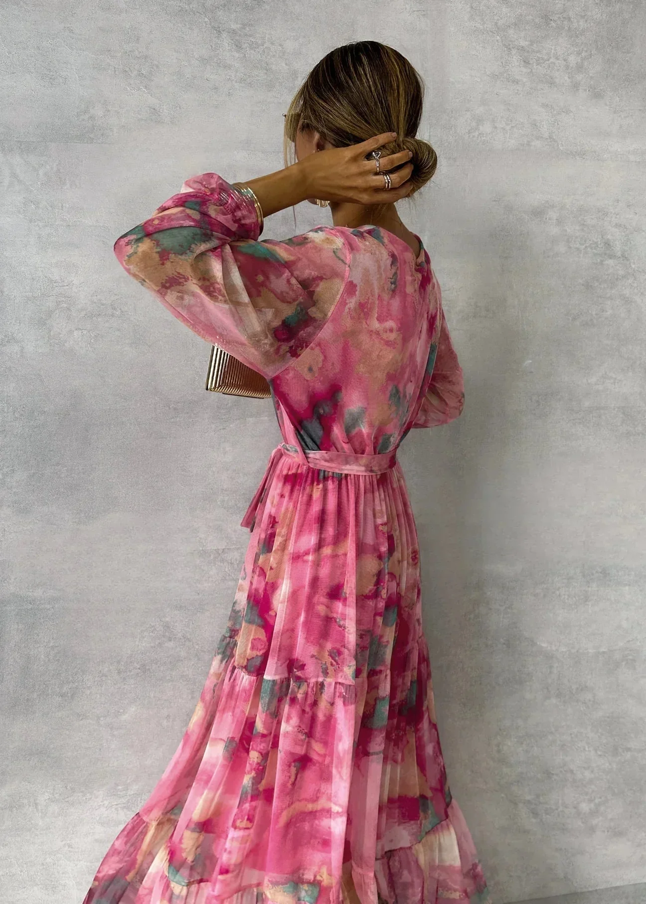 Lieke™ - Wickelkleid mit Blumenmuster - Image 3