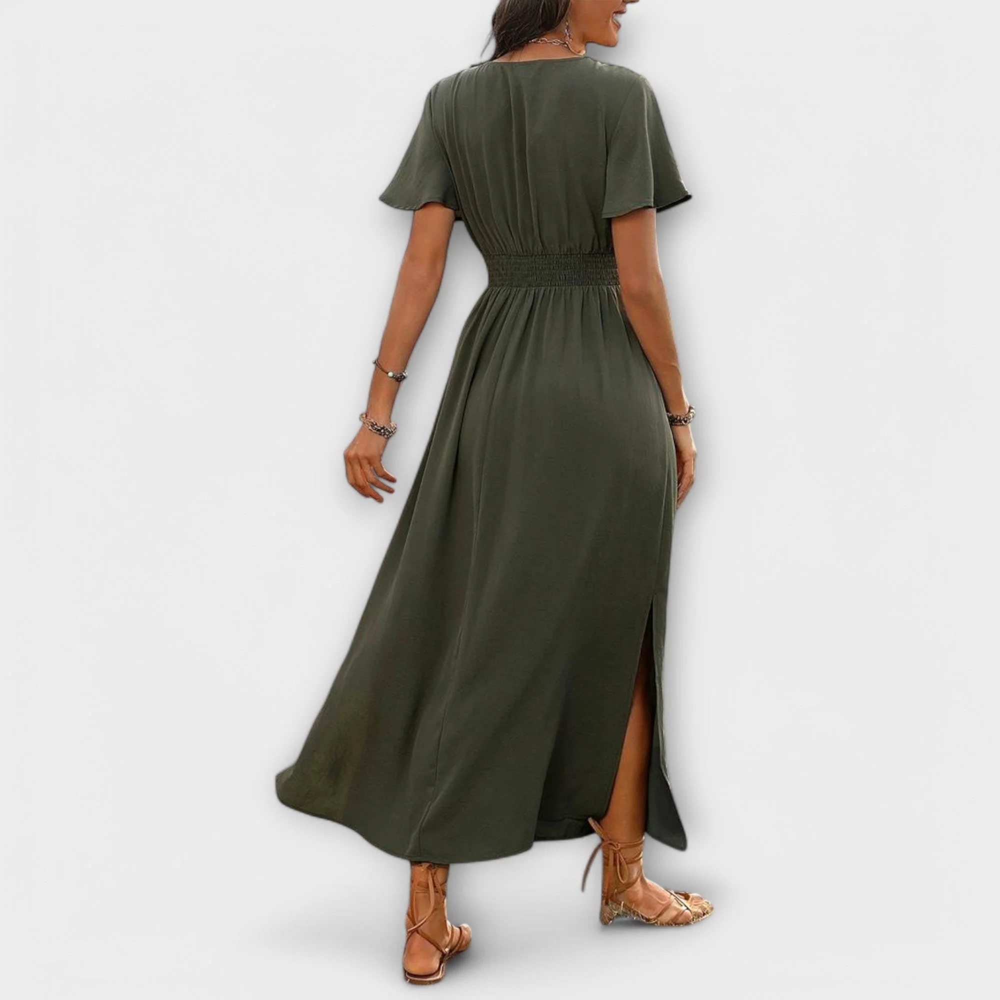 Lieke™ - Elegantes Kleid mit Ärmeln - Image 3