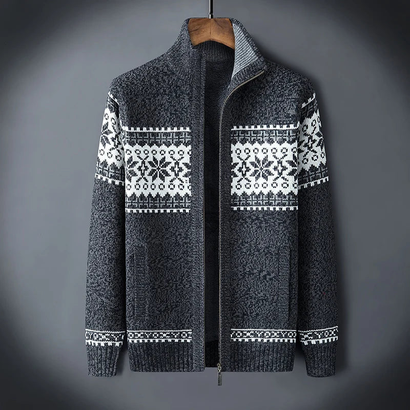 Logan | Vintage Strickjacke mit Reißverschluss - Image 9