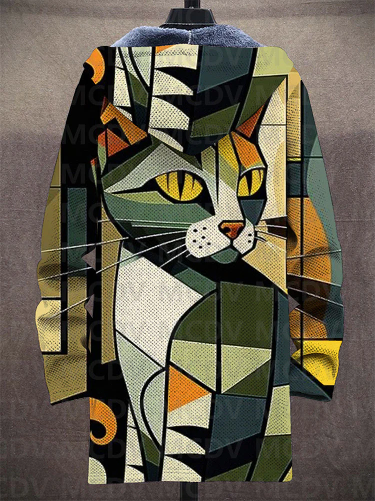 Lowanna™ - Luxuriöse Kunstinspirierte Kapuzenjacke mit Reißverschluss - Image 3
