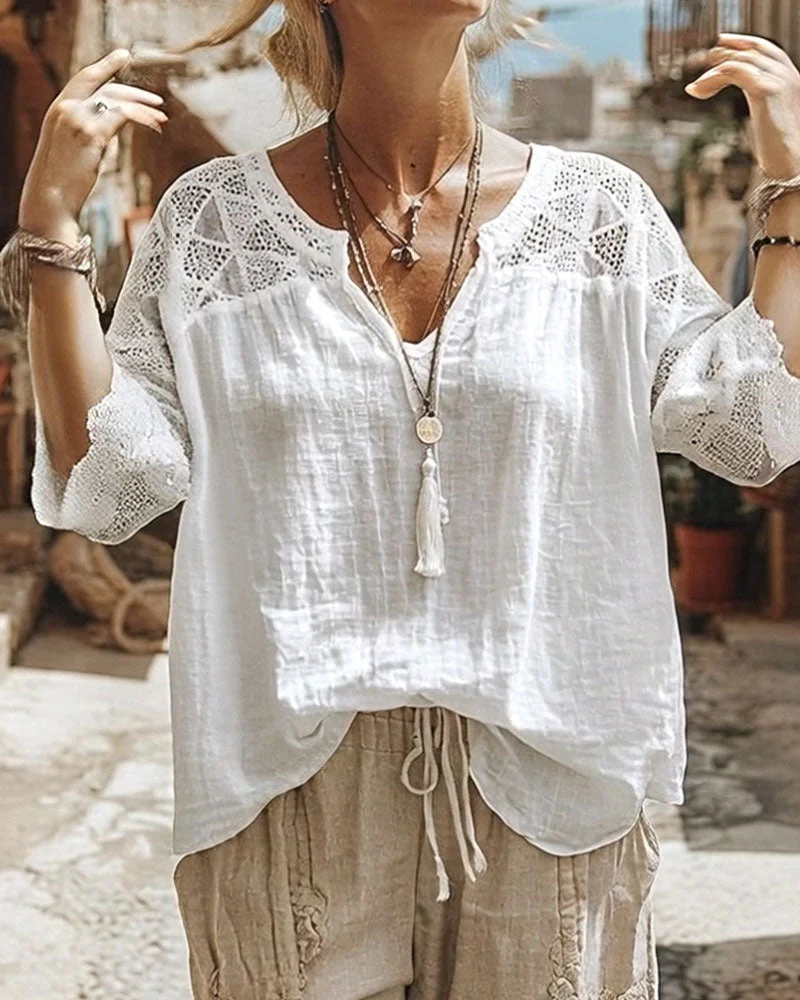 Loy™ - Luftige Sitrough-Bluse - Image 2