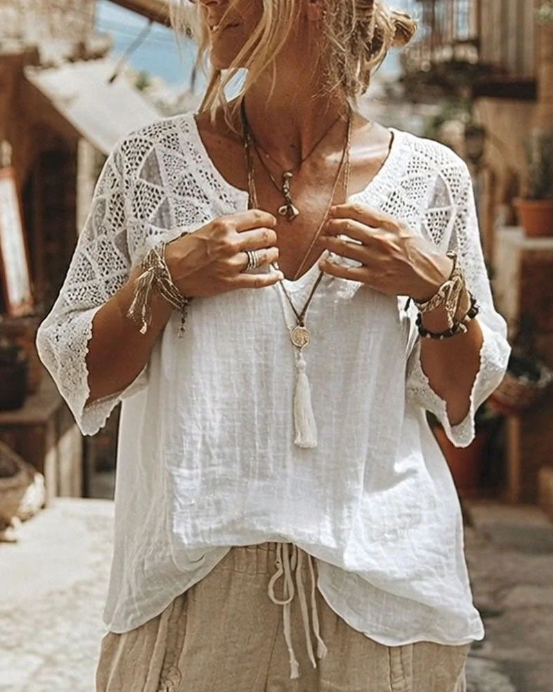 Loy™ - Luftige Sitrough-Bluse - Image 3