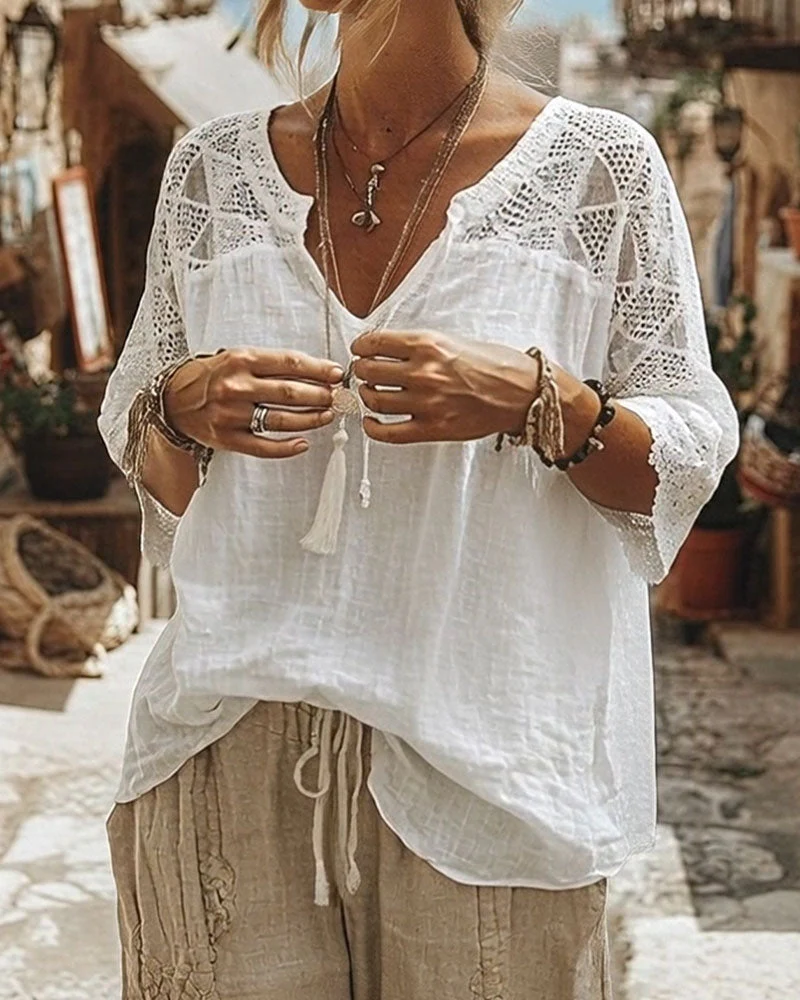 Loy™ - Luftige Sitrough-Bluse - Image 4