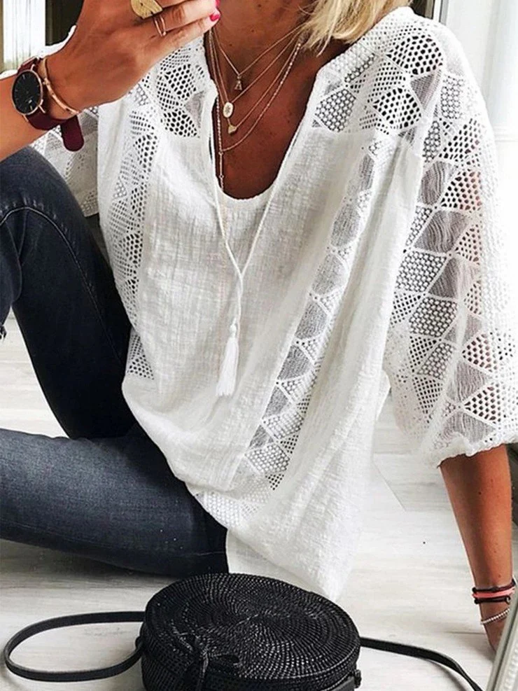 Loy™ - Luftige Sitrough-Bluse - Image 8