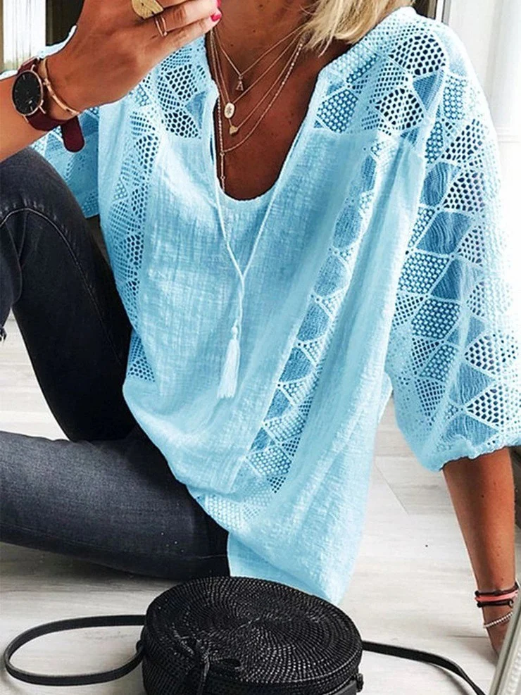 Loy™ - Luftige Sitrough-Bluse - Image 9
