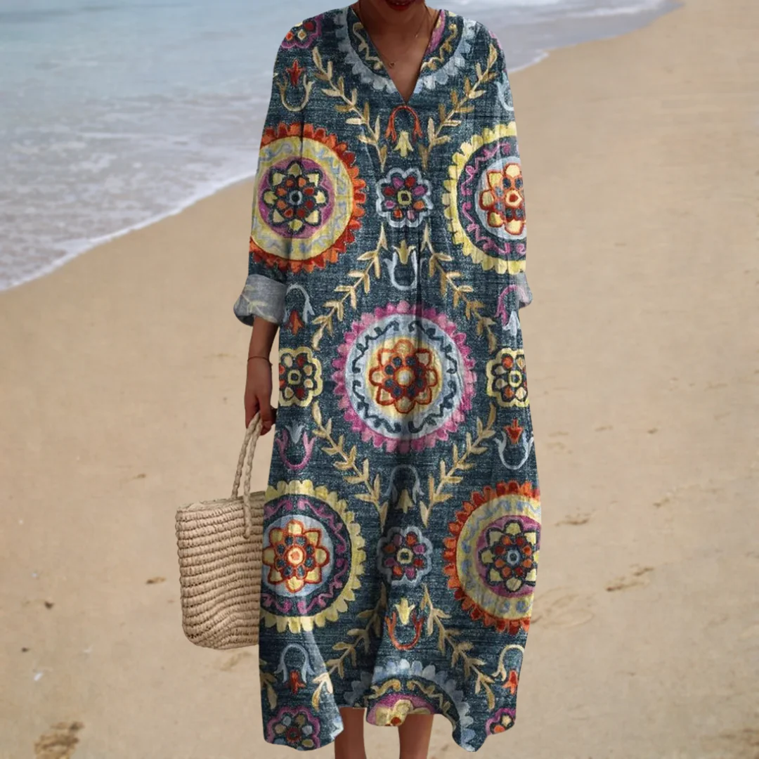 Luftiges Aspiral-Sommerkleid