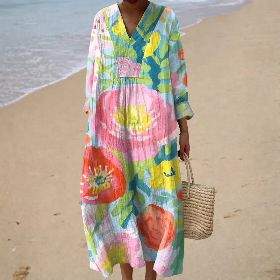 Luftiges Locker Sitzendes Sommerkleid