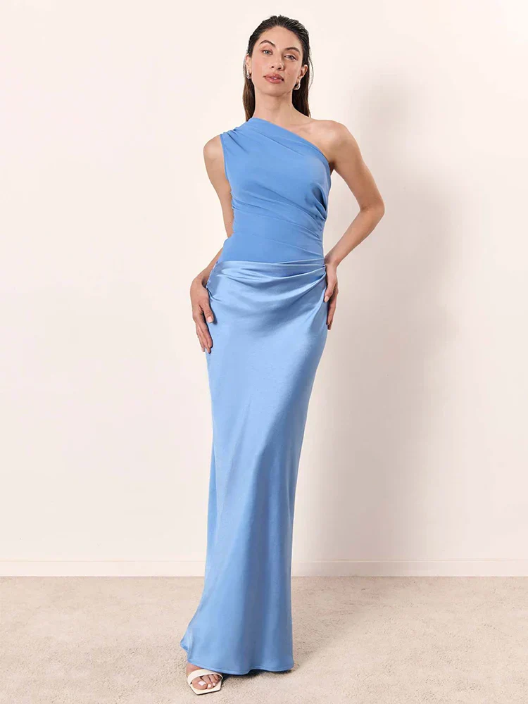 Luna™ - Maxikleid mit goldener Satinbordüre - Image 5