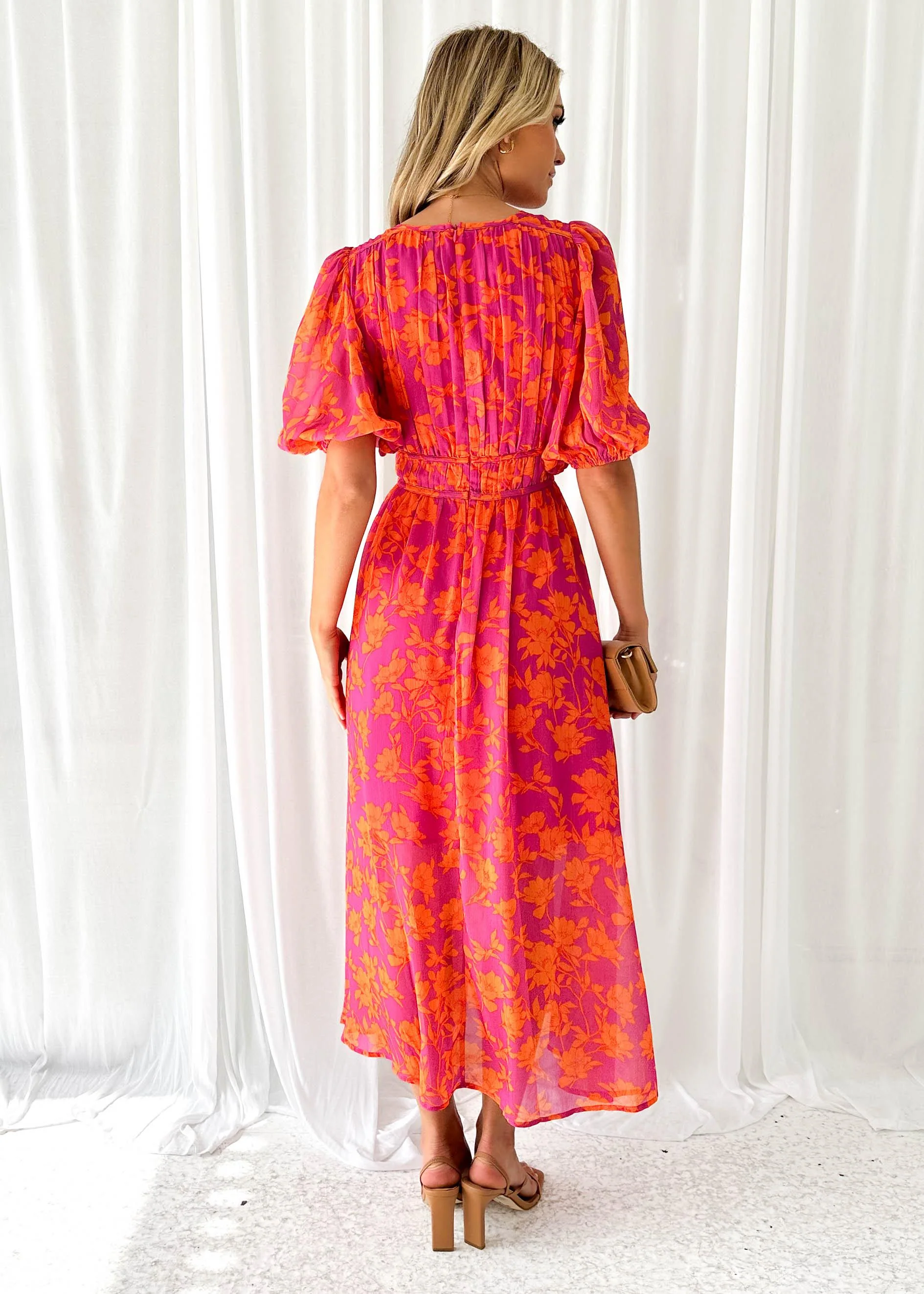 Luna™ - Modernes Flora Midi-Kleid - Image 4