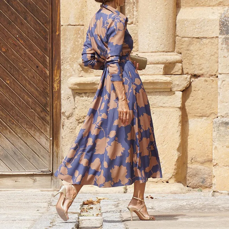 Lynn™ - Elegantes V-Ausschnitt Kleid für Frauen - Image 4