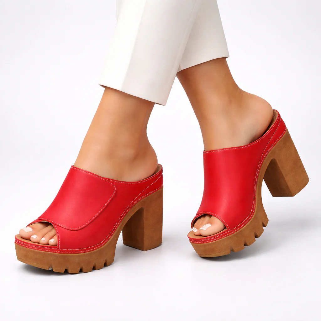 Mariela™ - Modische Plateausandalen mit Klobigen Absätzen - Image 5