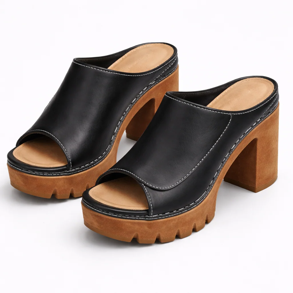 Mariela™ - Modische Plateausandalen mit Klobigen Absätzen - Image 9
