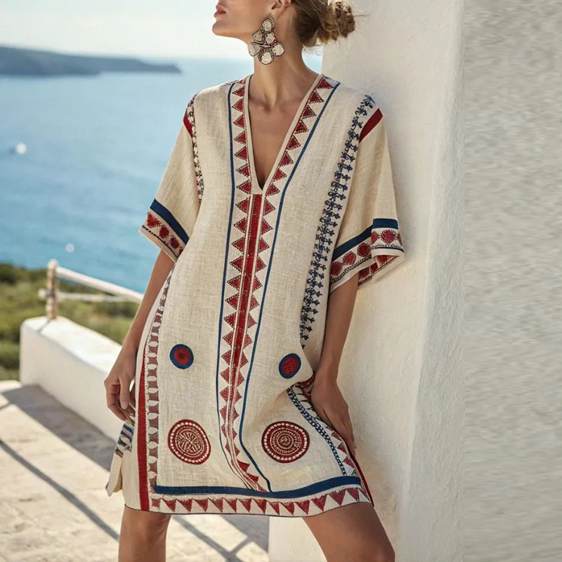 Marit - Elegantes Strandkleid für Einen Sommerlook