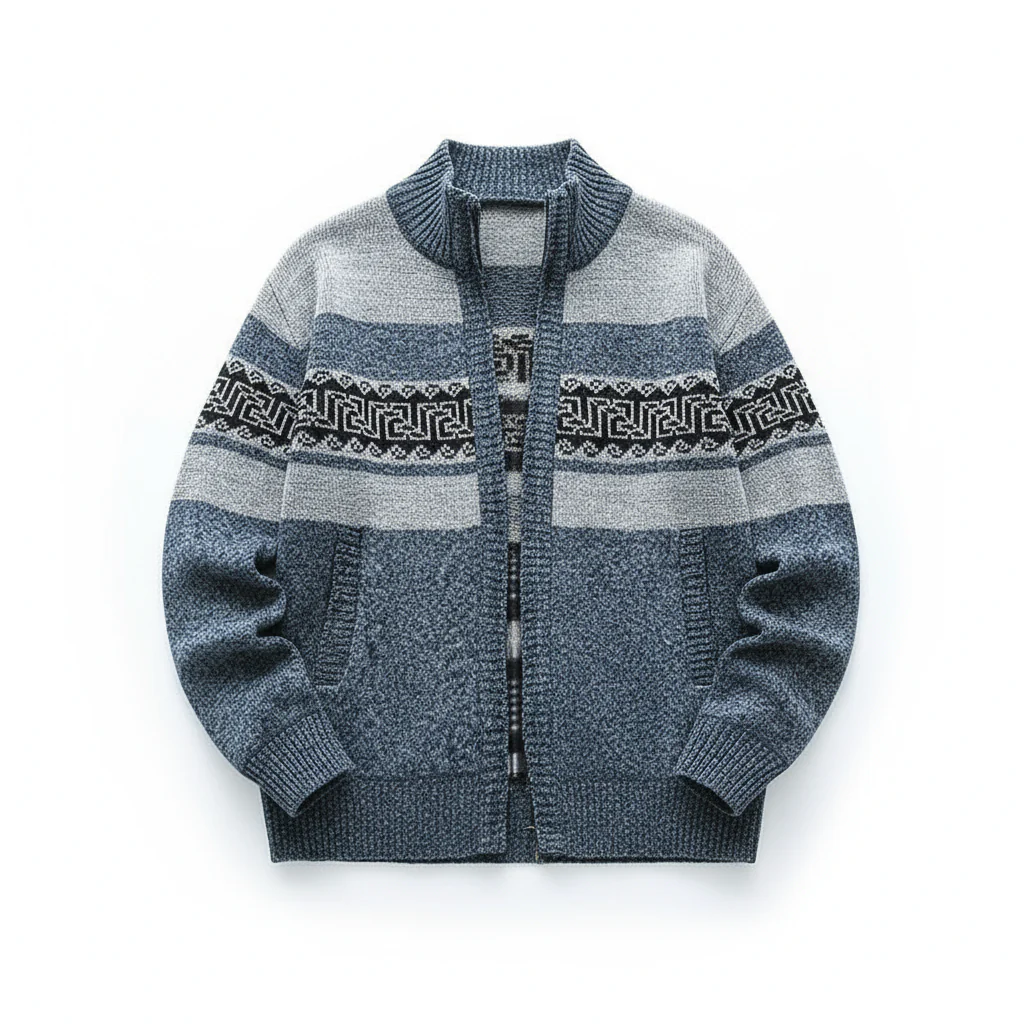 Matthew | Zip-Up Vintage Cardigan - Image 3
