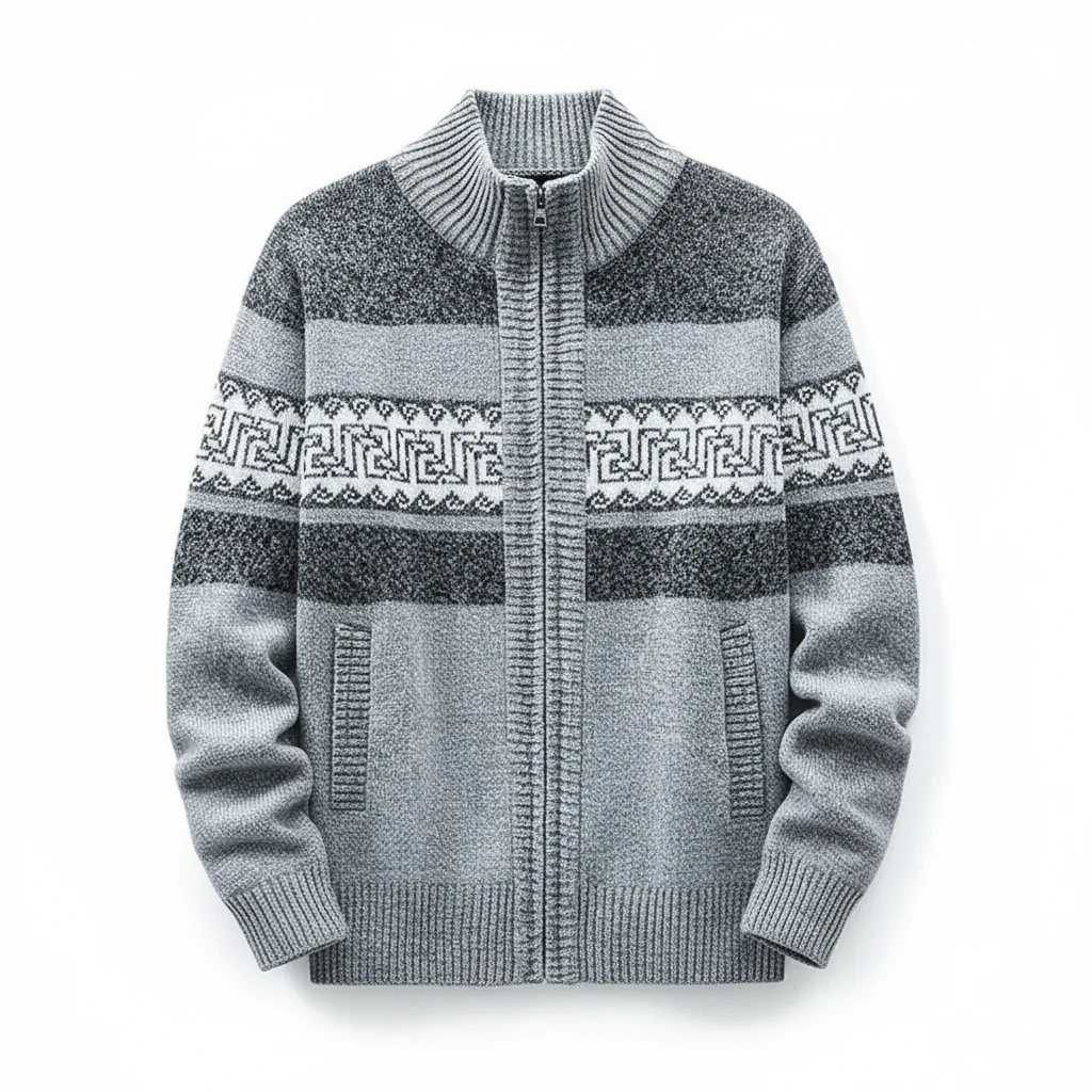 Matthew | Zip-Up Vintage Cardigan - Image 4