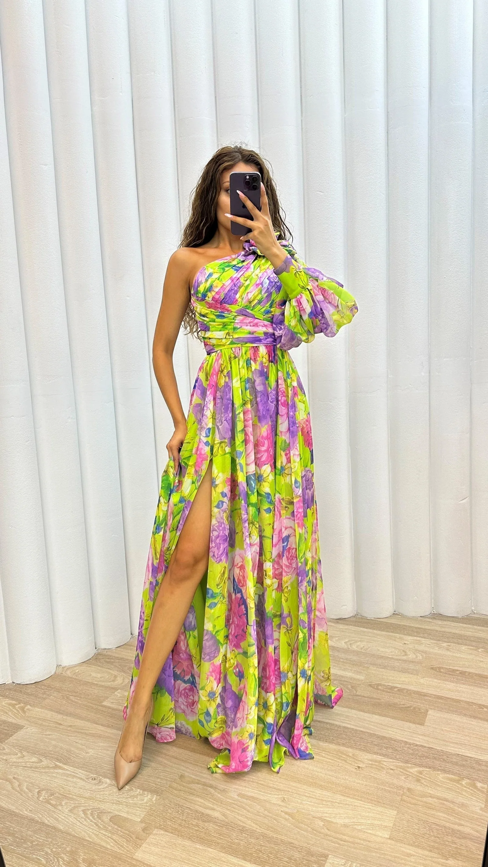 Maud™ - Elegante Kleid mit Langen Ärmeln - Image 4