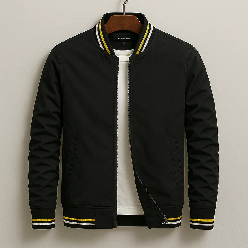 Maverick™ - Stilvolle Gestreifte Bomberjacke - Image 4