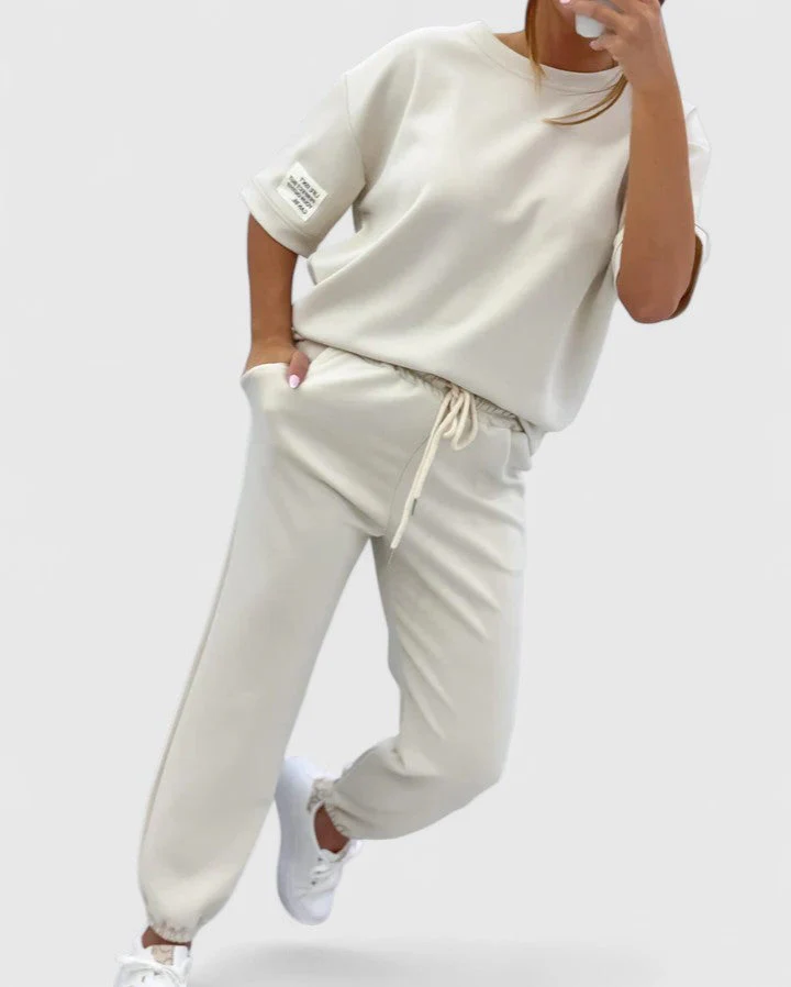 Melody™ - Lässiges Damen-Set mit einfarbigem Oberteil und Hose - Image 7