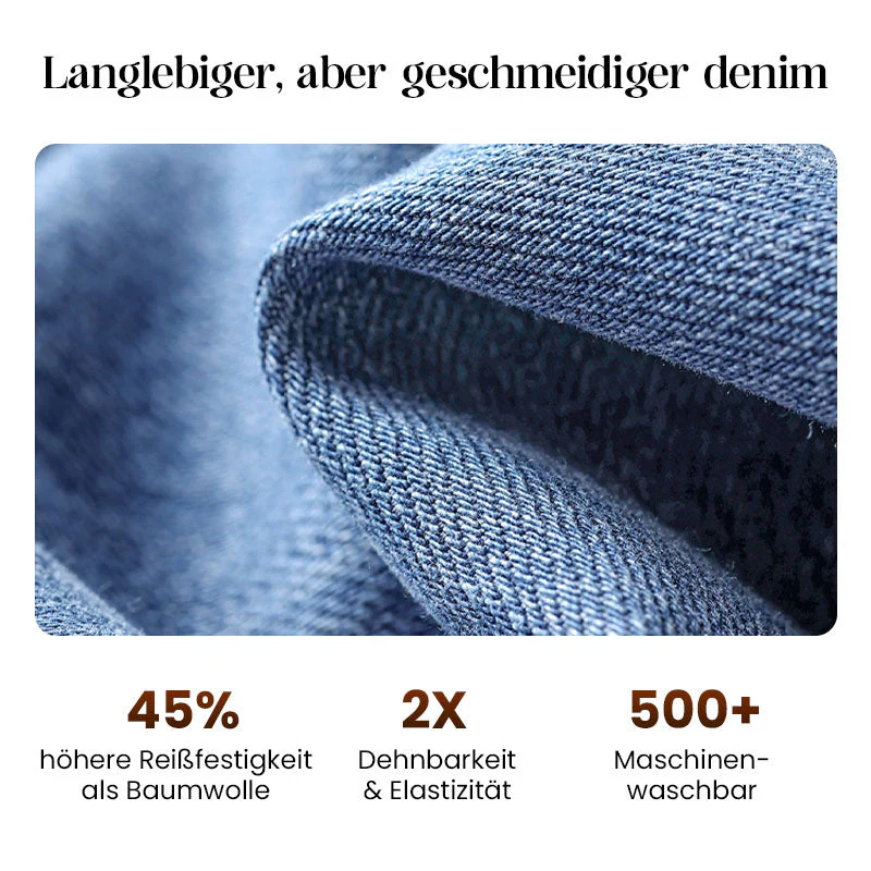 Mercy™ - Damen-Vintage-Hochbund-Weitbeinjeans - Image 9