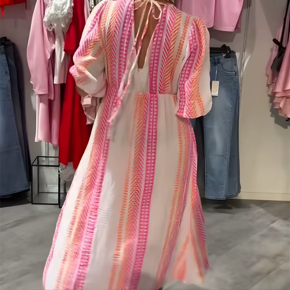 Mertil™ –  Leichtes und Luftiges Midi-Kleid mit Muster für Damen - Image 6