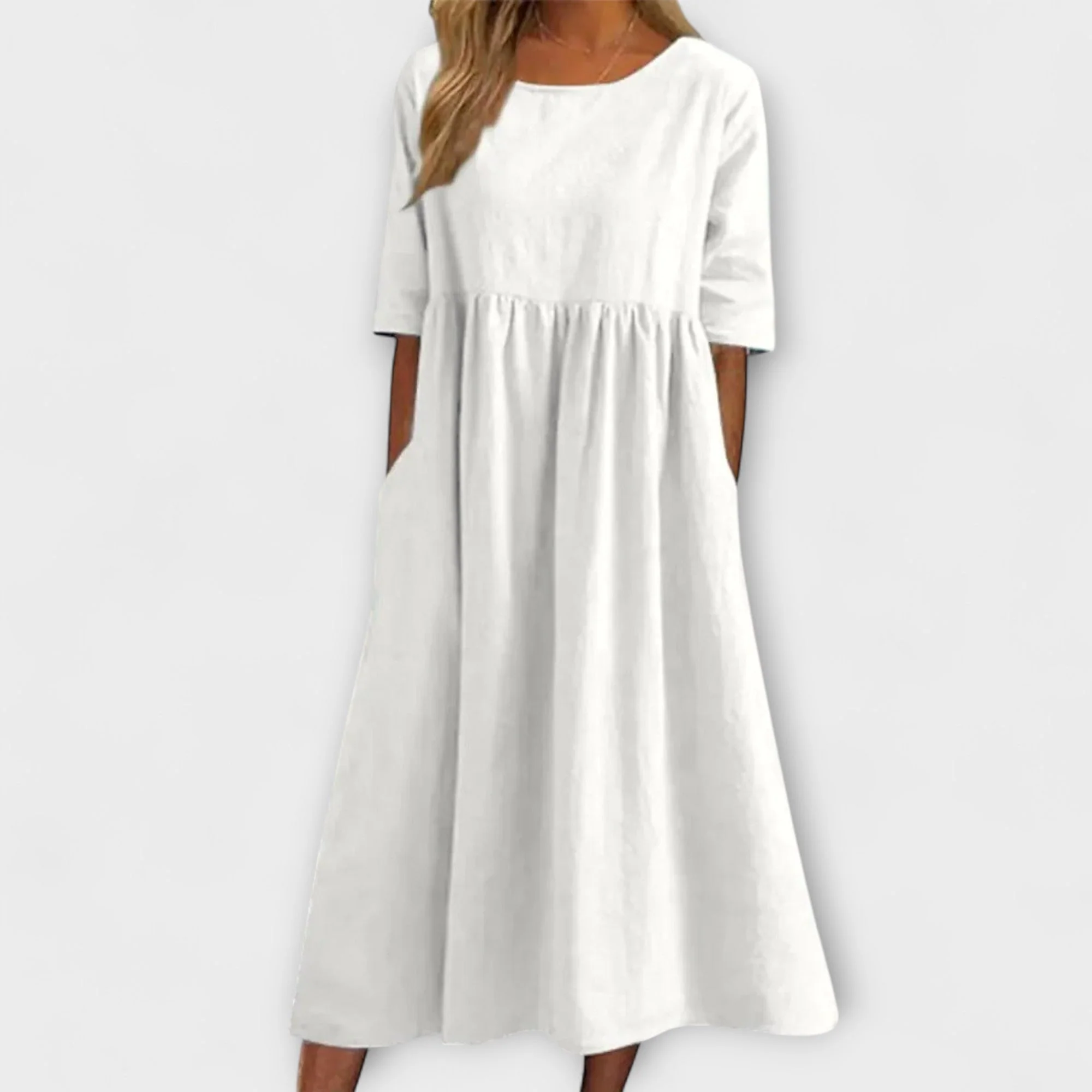 Mia™ - Moderne Bluse Kleid - Image 3