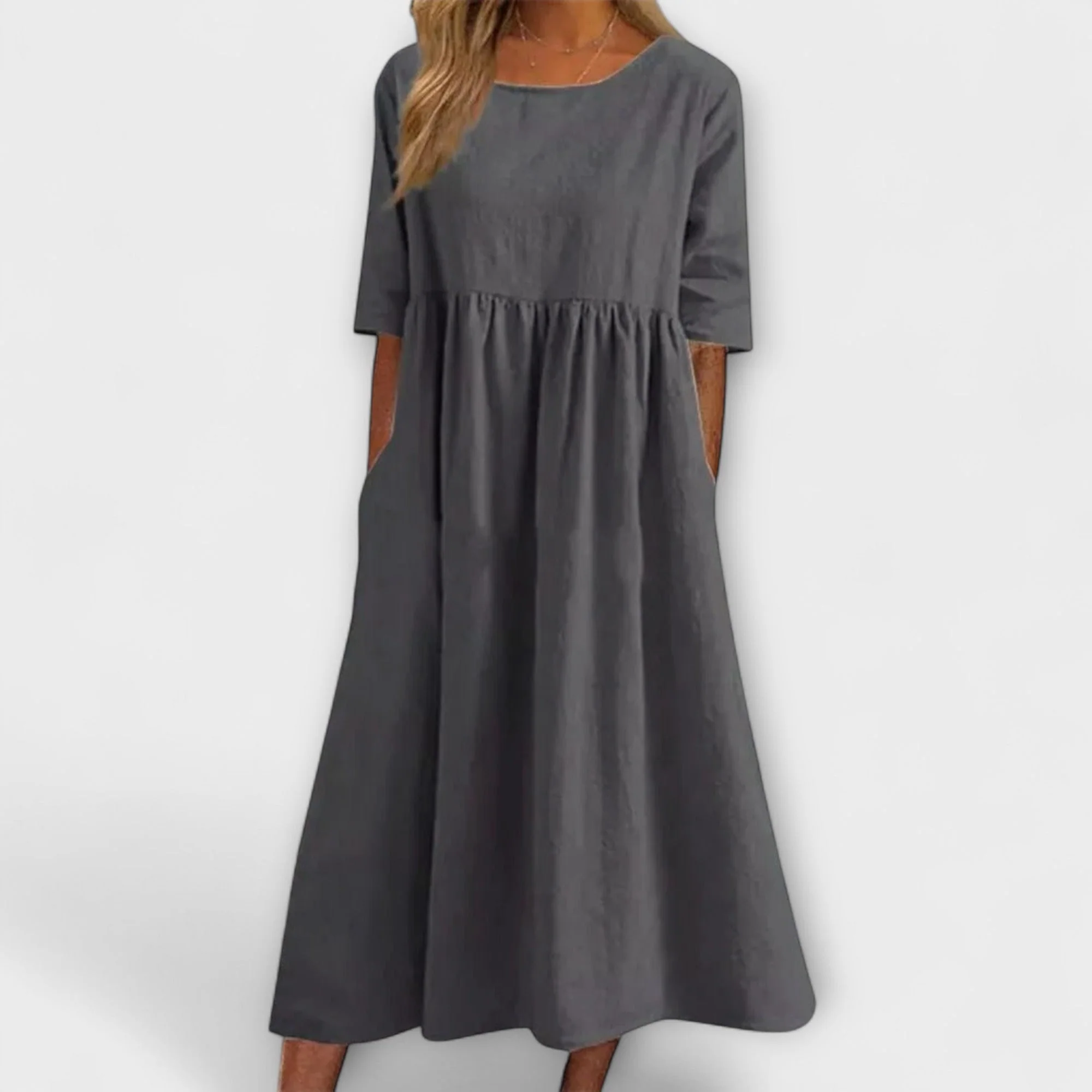 Mia™ - Moderne Bluse Kleid - Image 4
