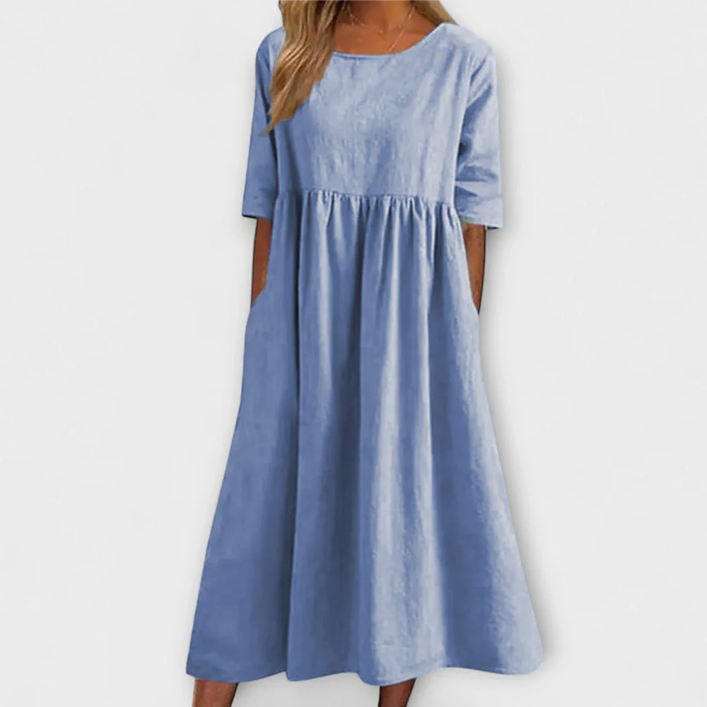 Mia™ - Moderne Bluse Kleid - Image 8