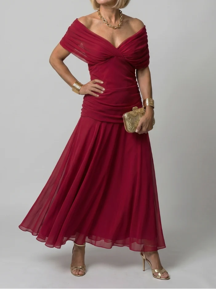 Elisabeth - Midikleid mit Schulterfreien Trägern - Image 8