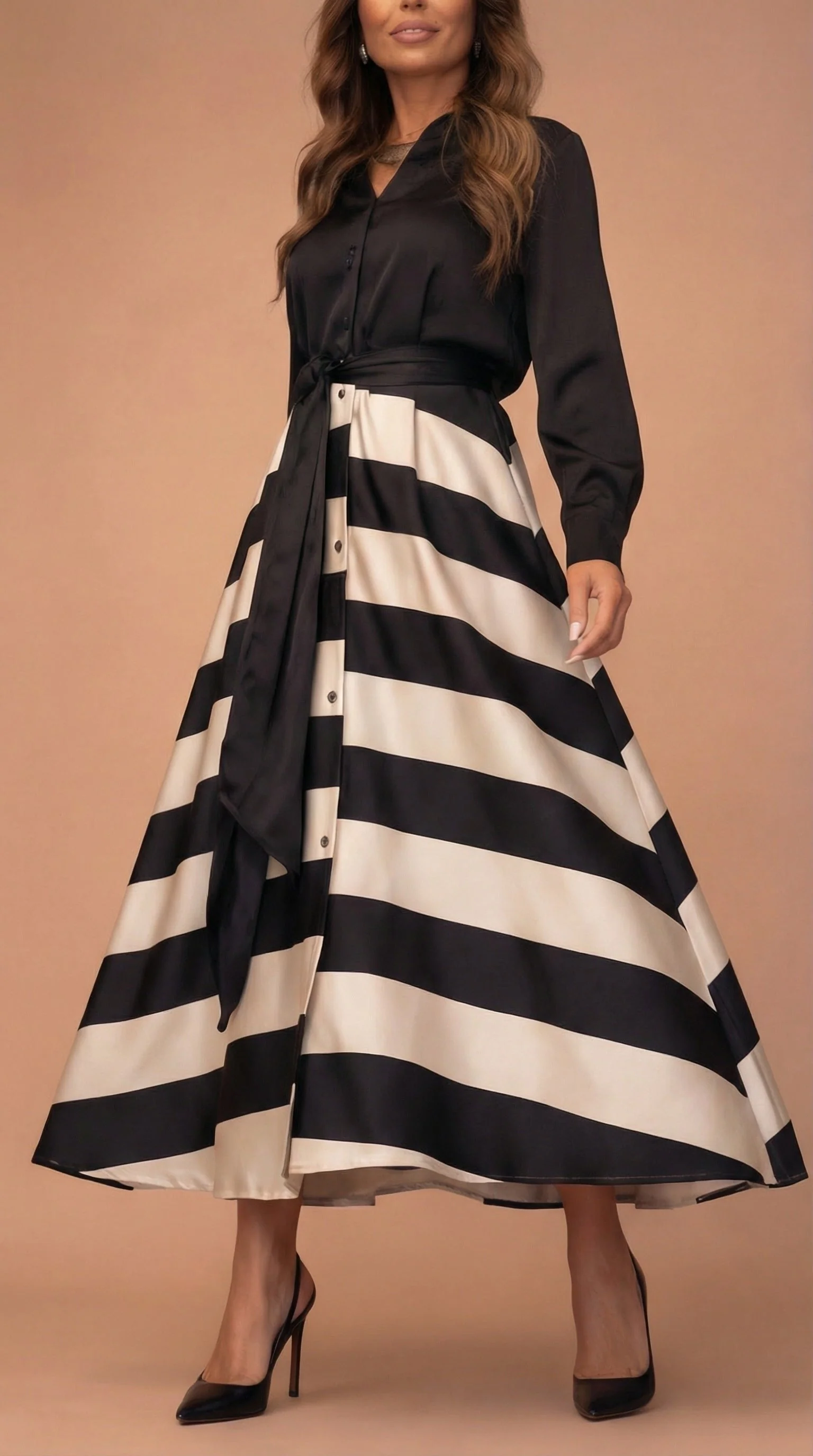 Mila™ - Gestreiftes Maxikleid - Image 11