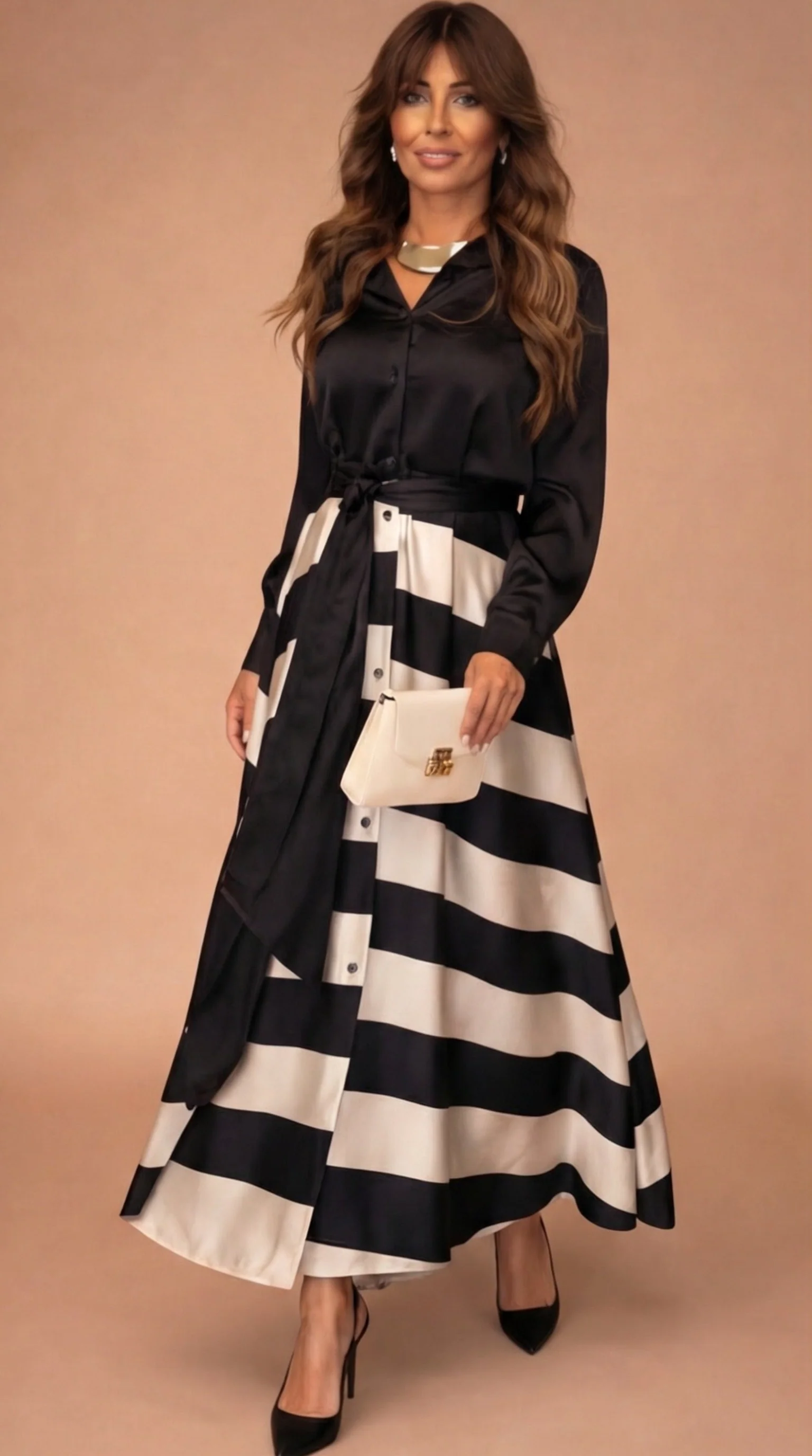 Mila™ - Gestreiftes Maxikleid - Image 5